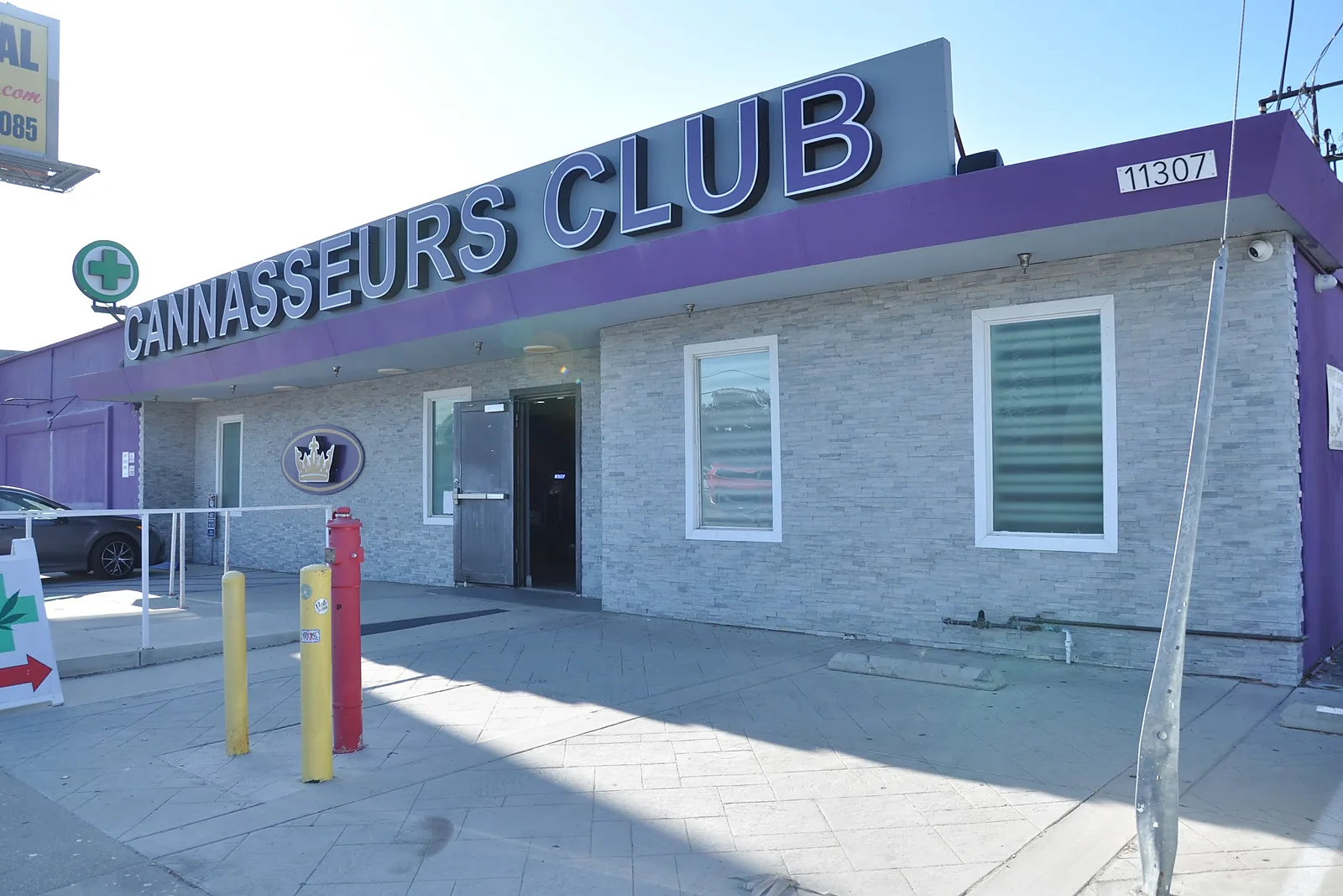 Cannasseurs Club dispensary in North Hollywood, a short drive from Van Nuys