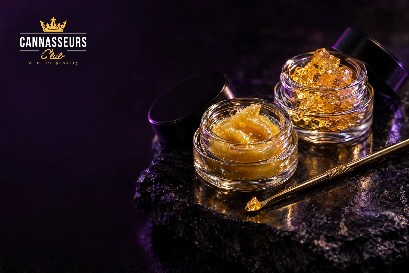 Cannabis concentrates at Cannasseurs Club, north of Studio City