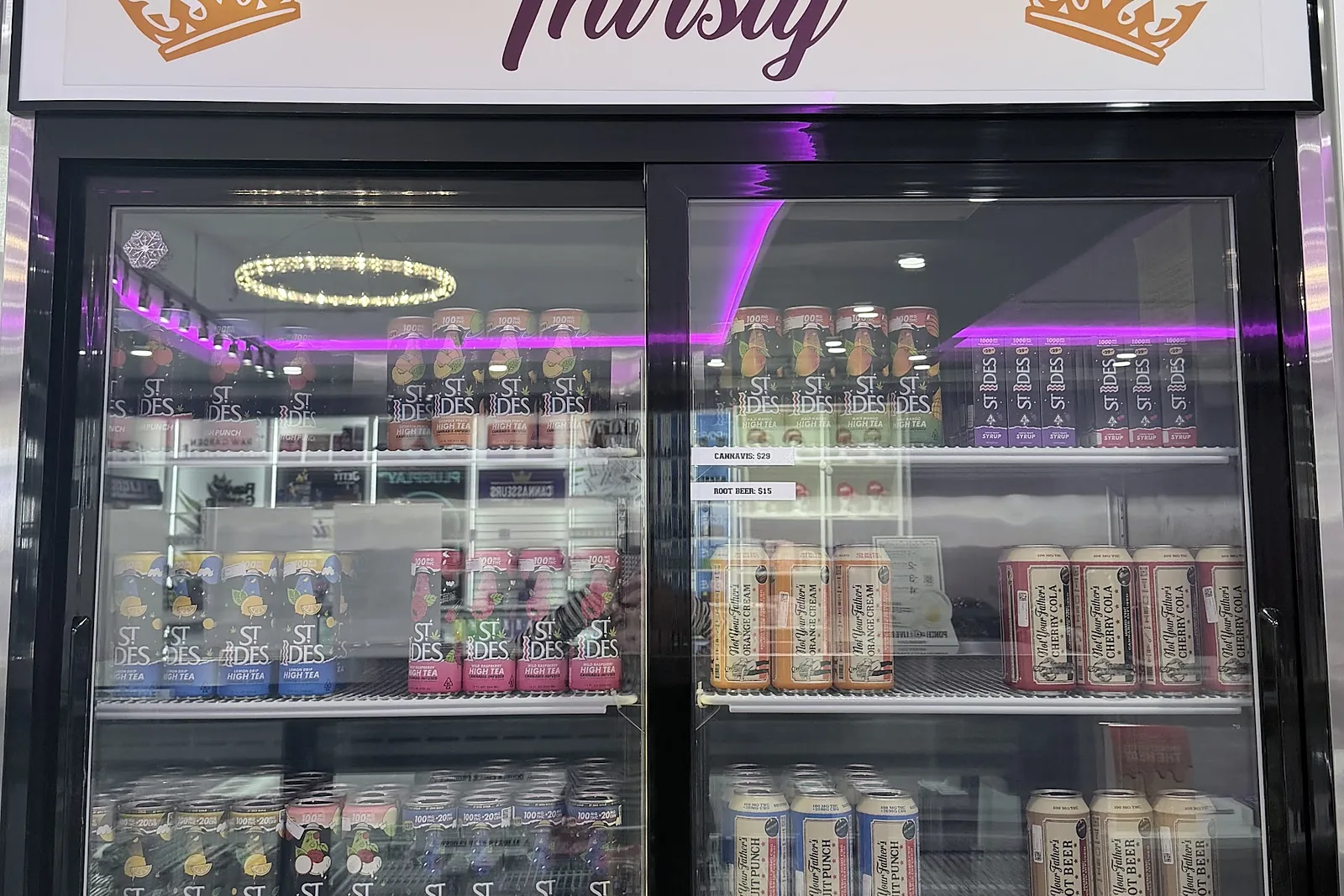 THC drinks and infused beverages at Cannasseurs Club North Hollywood