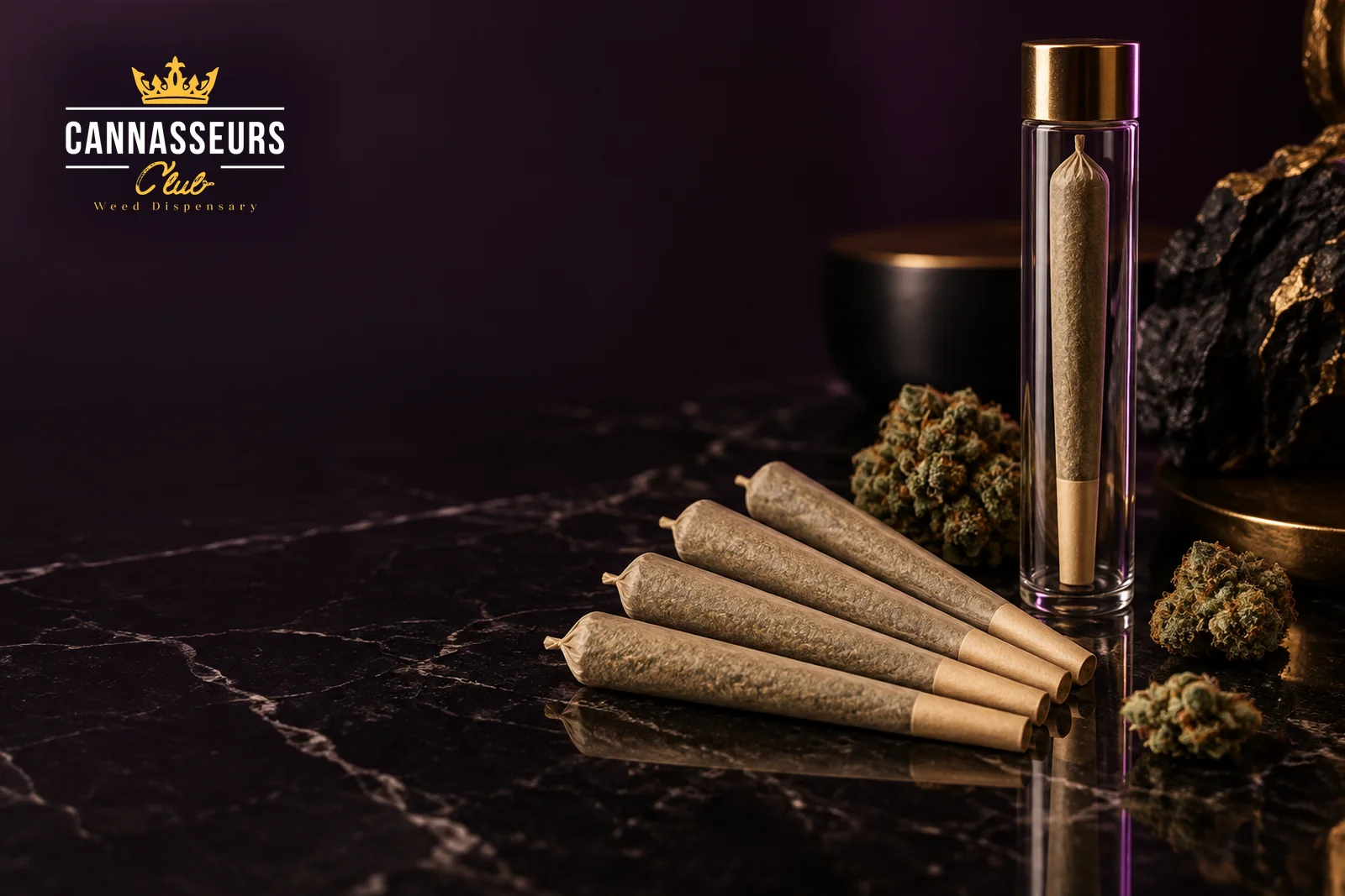 Pre-rolls available at Cannasseurs Club dispensary in North Hollywood